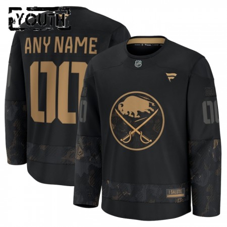 Buffalo Sabres Trikot Custom Fanatics Military Appreciation Practice 2024-25 Schwarz - Kinder Buffalo Sabres Trikot Custom Fanatics Military Appreciation Practice 2024-25 Schwarz - Kinder